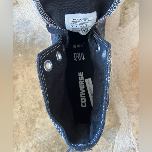 Converse Chuck Taylor All Star High Top Zipper Sneakers Women’s 8 - Picture 6 of 16